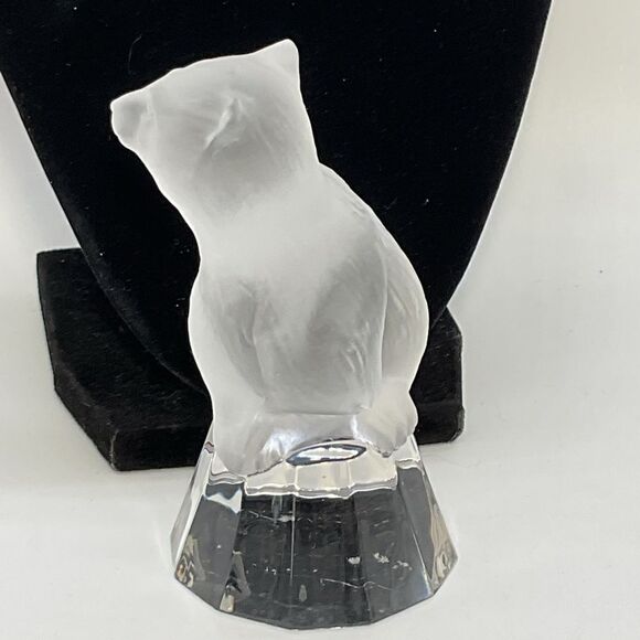Vintage WMF Crystal Bear Figurine - Picture 4 of 7